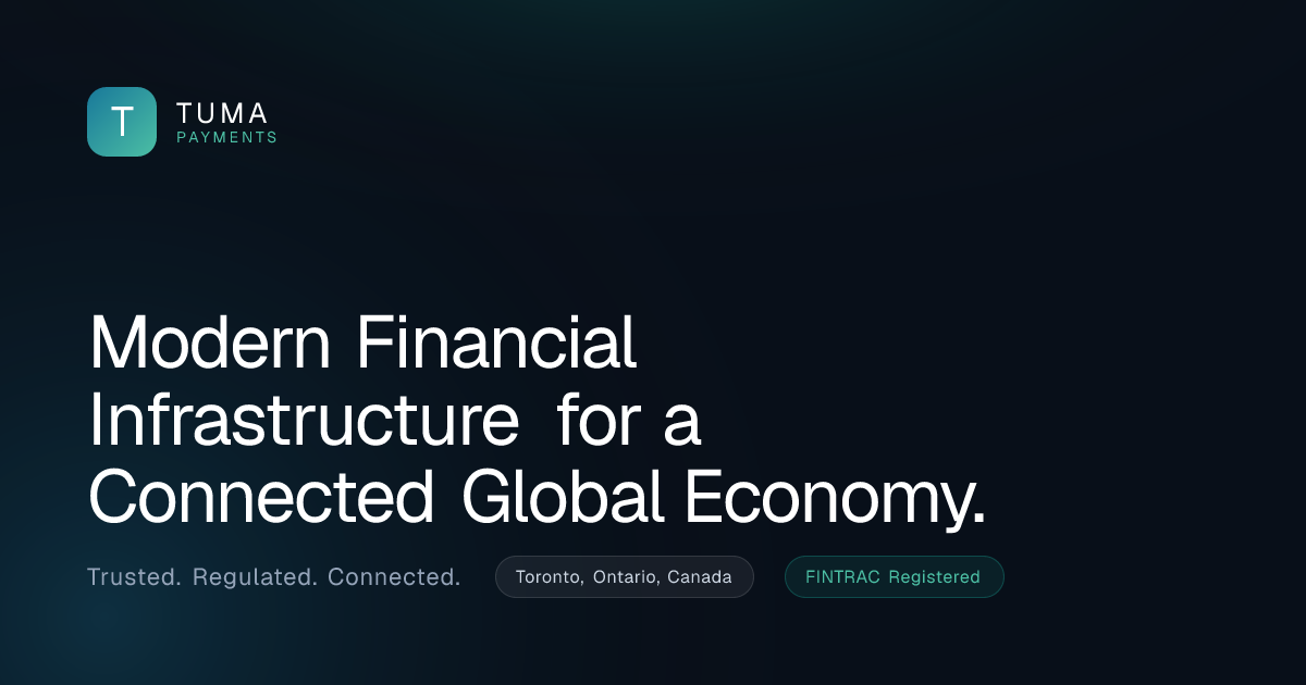 Modern Financial Infrastructure — Tuma Payments